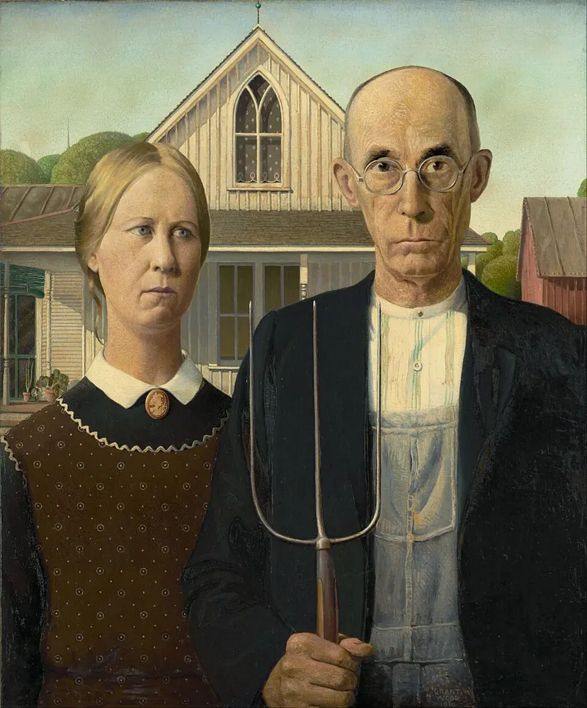 American Gothic, Grant Wood, 1930