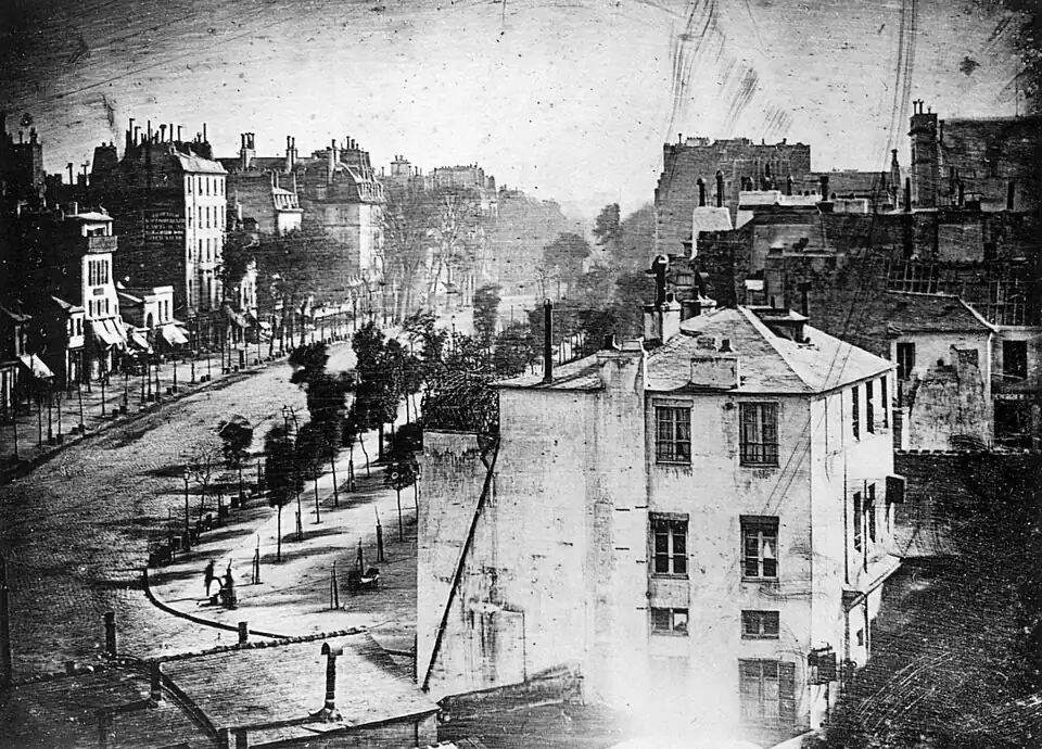 Boulevard du Temple, Louis Daguerre, 1838