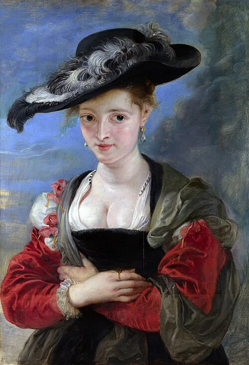 Le Chapeau de Paille, Peter Paul Rubens, about 1622 to 1625