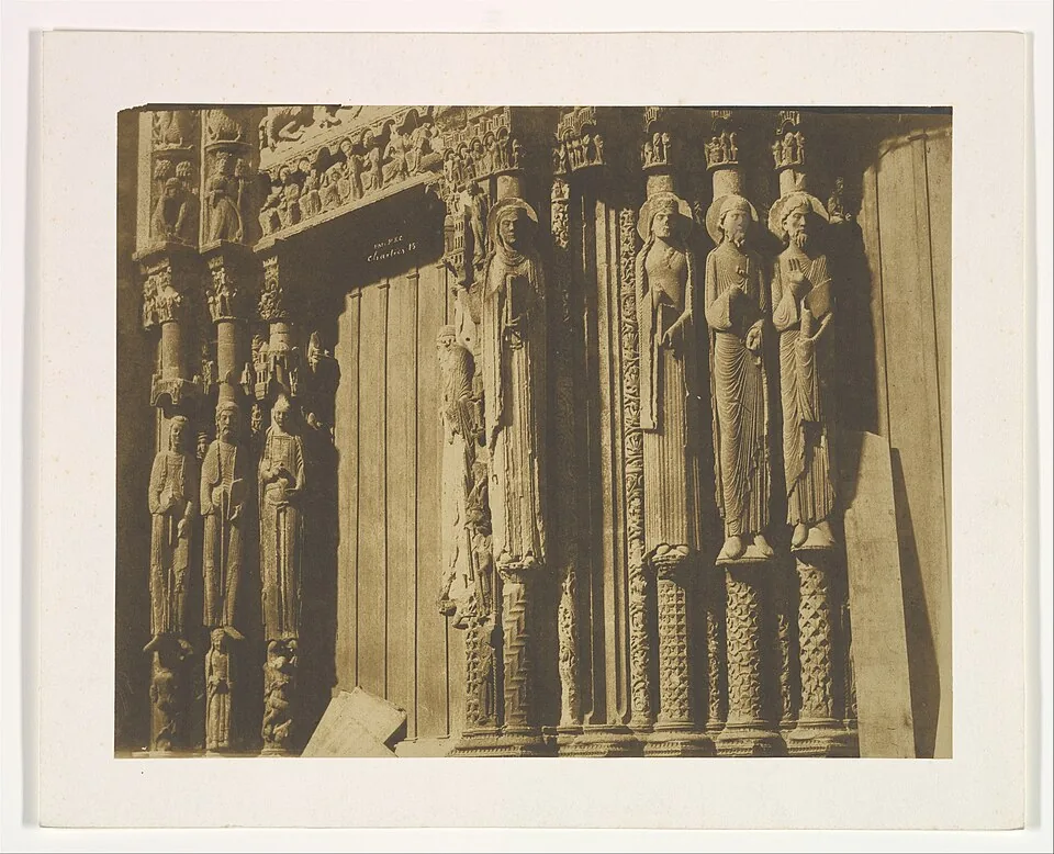 Chartres Cathedral, Gothic, mostly 1194 to 1220 (west front about 1145)