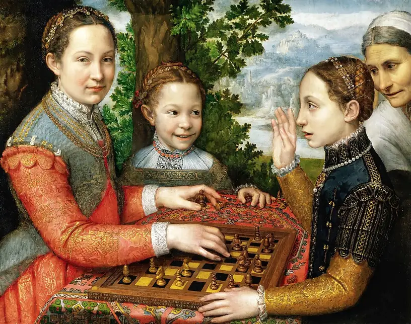The Chess Game, Sofonisba Anguissola, 1555