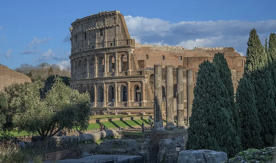 Colosseum (Flavian Amphitheater), Roman, under Vespasian and Titus, AD 70 to 80