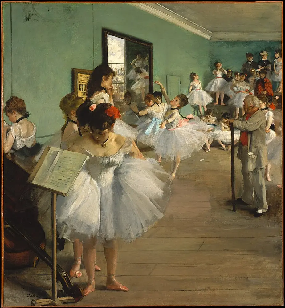 The Dance Class, Edgar Degas, 1874
