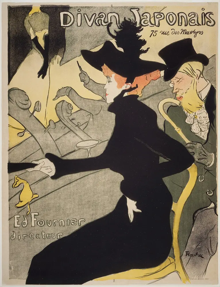 Divan Japonais, Henri de Toulouse-Lautrec, 1893