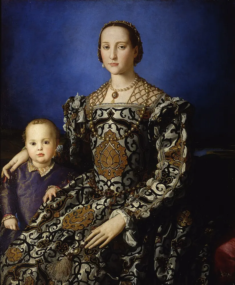 Eleonora of Toledo with Her Son Giovanni, Agnolo Bronzino, about 1545
