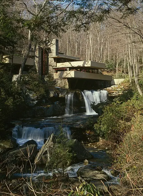Fallingwater, Frank Lloyd Wright, 1935 to 1939