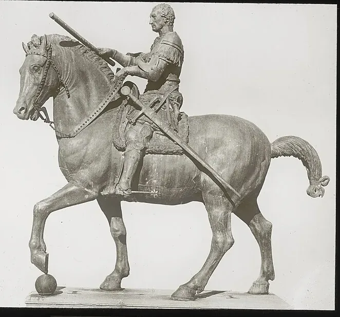 Equestrian Statue of Gattamelata, Donatello, 1445 to 1453
