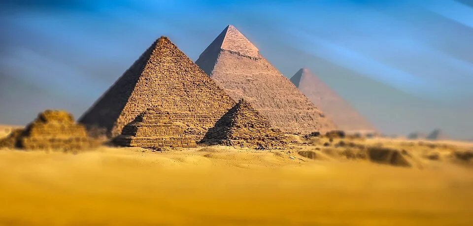 The Pyramids of Giza, Egyptian, Fourth Dynasty, about 2600 to 2500 BC