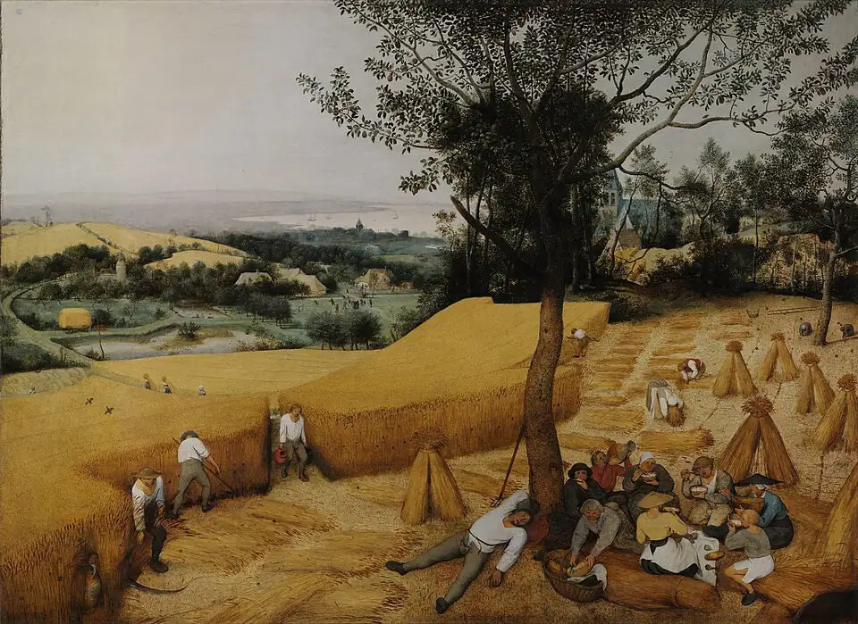 The Harvesters, Pieter Bruegel the Elder, 1565