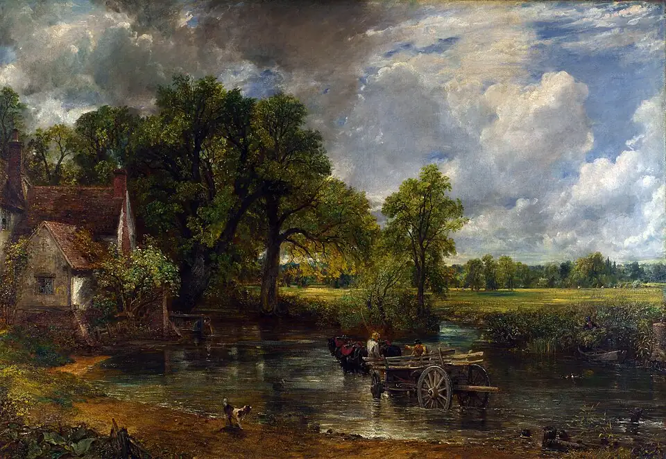The Hay Wain, John Constable, 1821