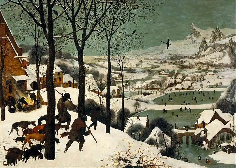 Hunters in the Snow, Pieter Bruegel the Elder, 1565