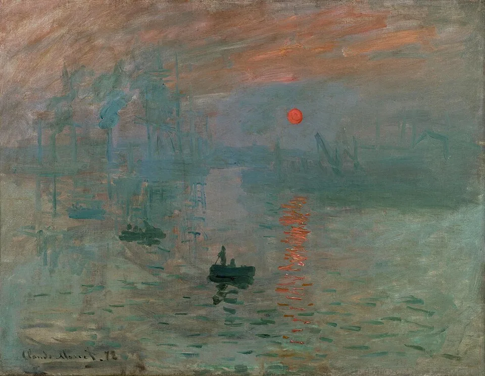 Impression, Sunrise, Claude Monet, 1872