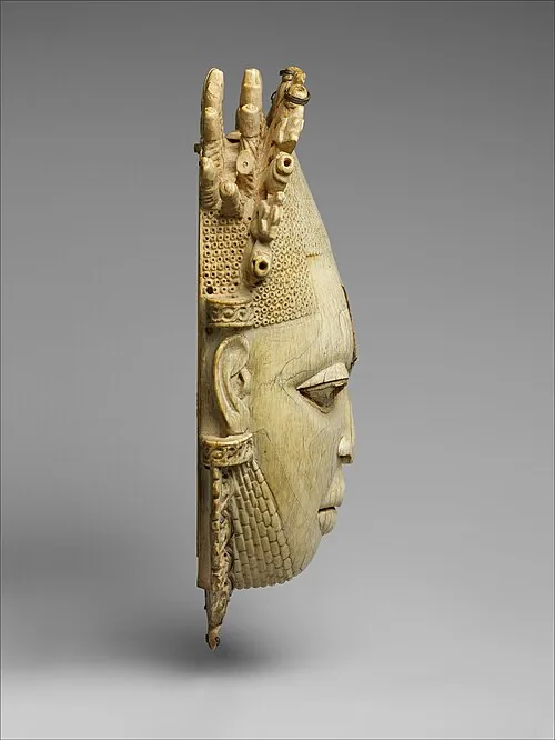 Queen Mother Pendant Mask (Iyoba), Edo peoples, Kingdom of Benin, 16th century