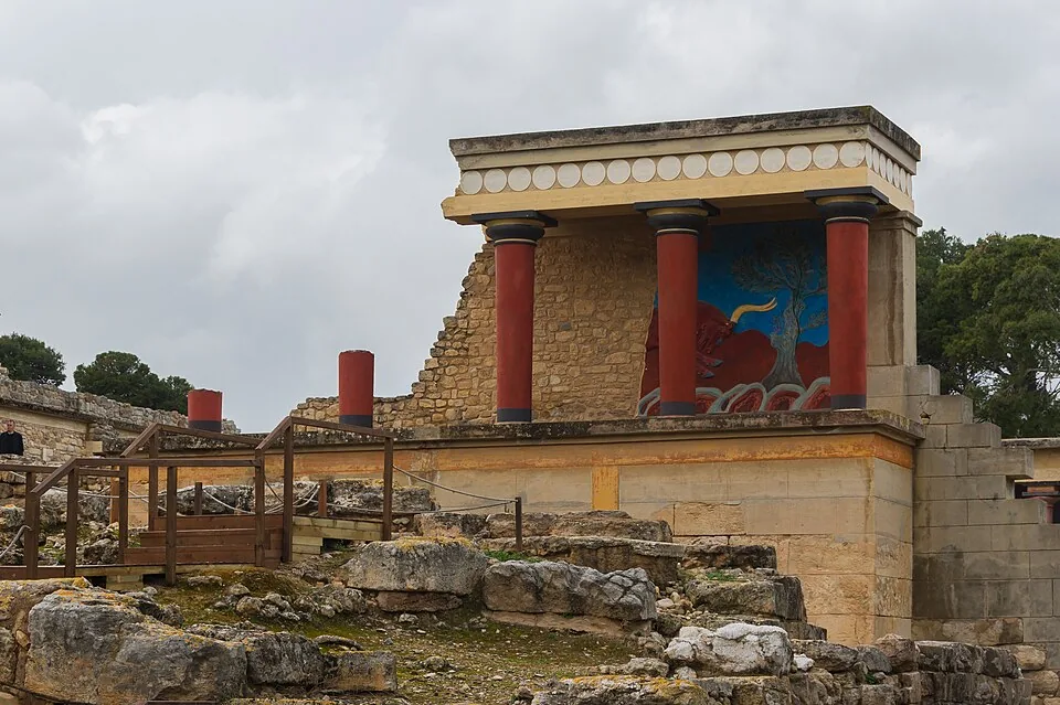 Palace of Knossos, Minoan, about 1700 to 1450 BC