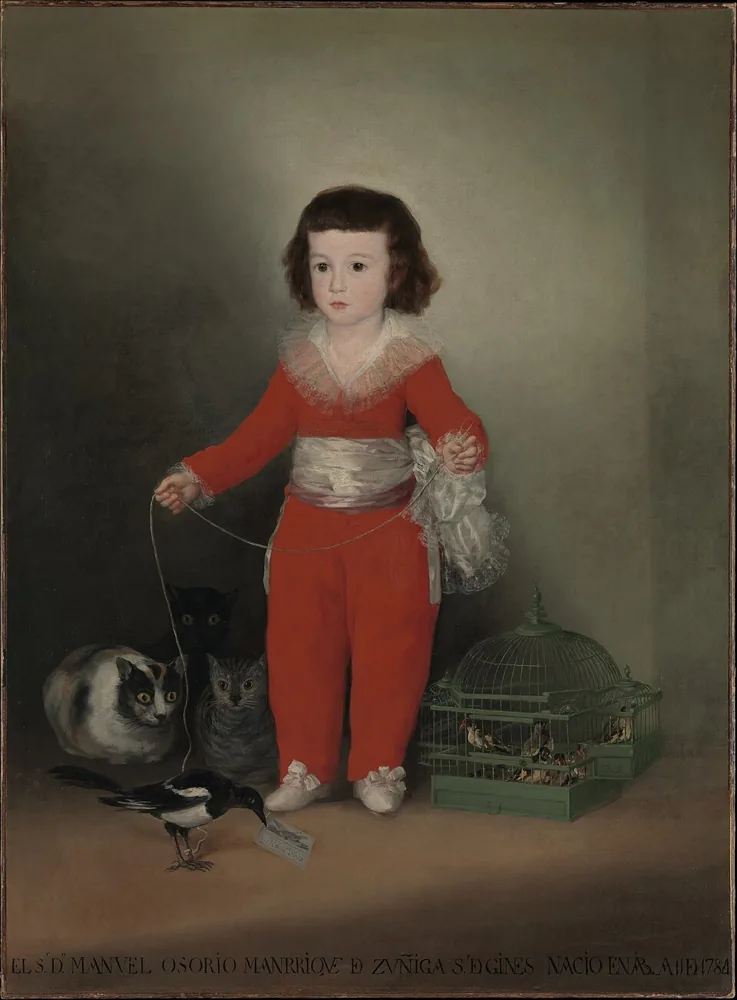 Manuel Osorio Manrique de Zuñiga, Francisco de Goya, about 1787 to 1788