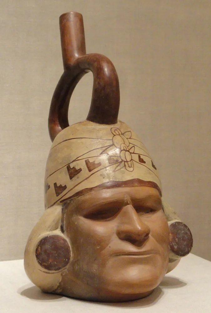 Portrait Vessel of a Ruler, Moche, about 100 BC to AD 500