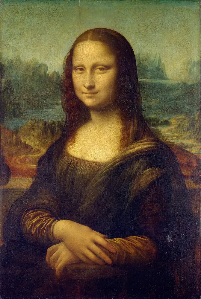 Mona Lisa, Leonardo da Vinci, begun about 1503