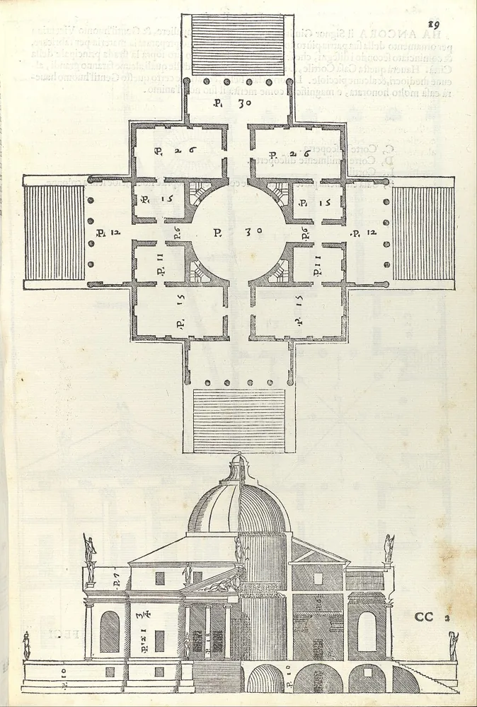 Villa La Rotonda, Andrea Palladio, begun about 1567