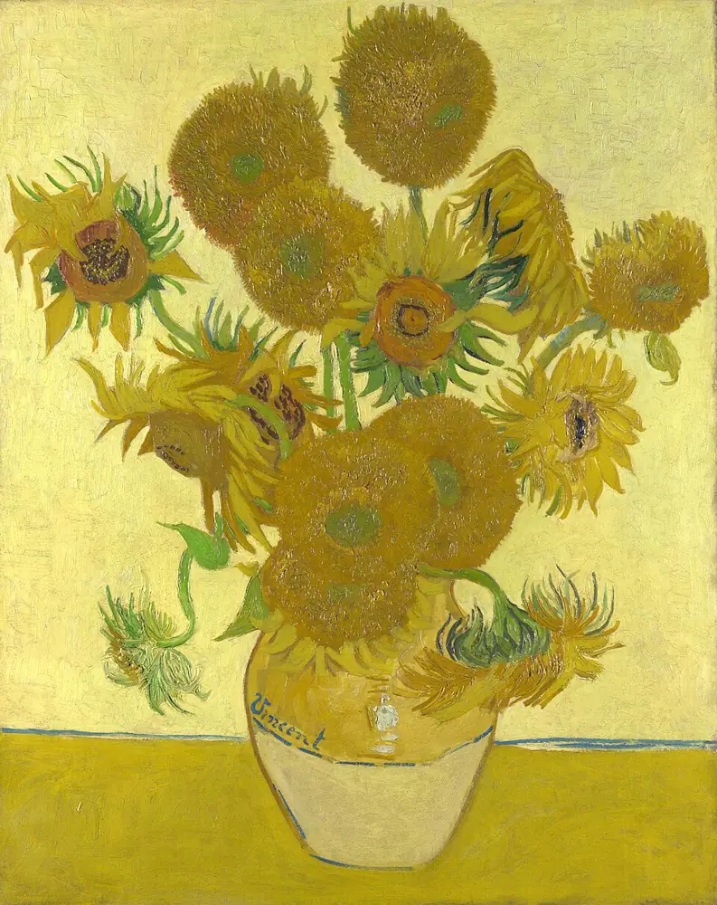 Sunflowers, Vincent van Gogh, 1888