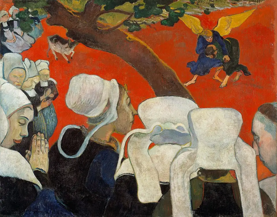 Vision after the Sermon, Paul Gauguin, 1888