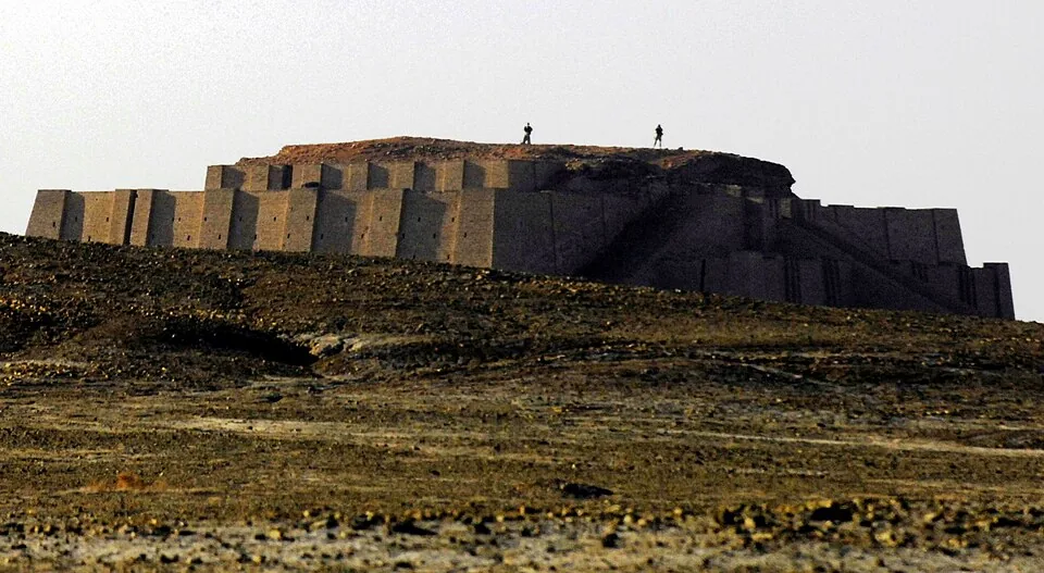 Ziggurat of Ur, Sumerian builders, for King Ur-Nammu, about 2100 BC